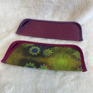 Soft Side‎ Glass Case 2 Pack Floral & Purple